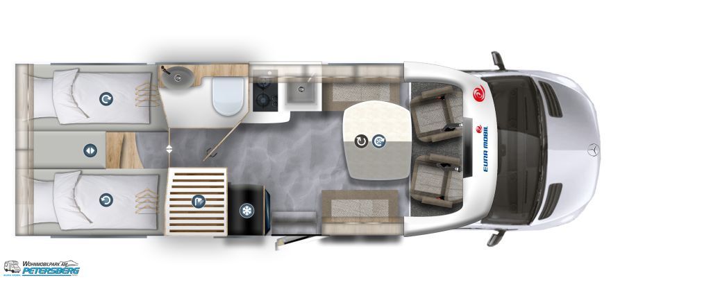 EURAMOBIL Profila T 726 EF 170 PS * 4,5 t * Automatik