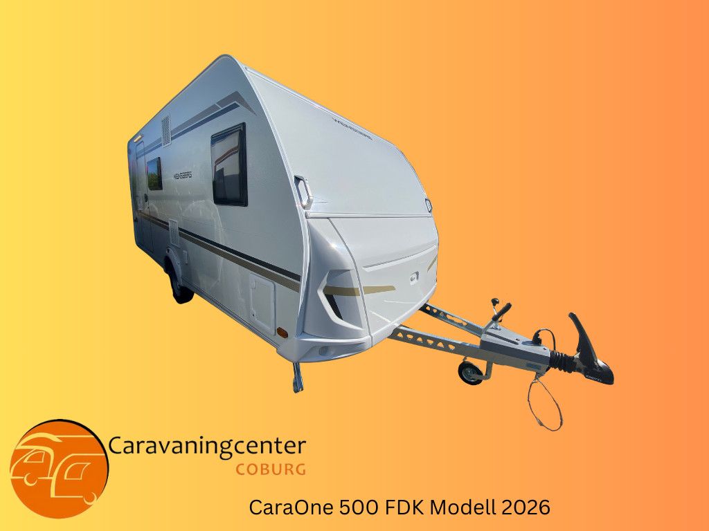 WEINSBERG CaraOne 500 FDK*Mod.26*Stockbett*1.700kg zGg