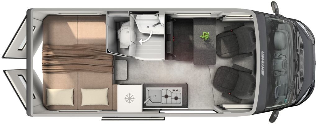 HYMER-ERIBA Camper Van Yellowstone 601 Automatik, Paketler