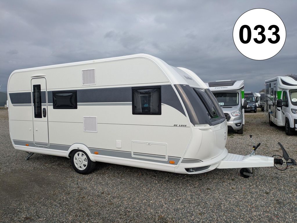 HOBBY De Luxe 490 KMF 1800kg/Fußbodenerwärmung/Dunstab