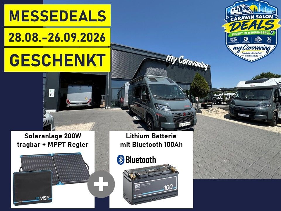 BUERSTNER Campeo C600 Skyline| SOLAR & LITHUM 100AH GRATIS