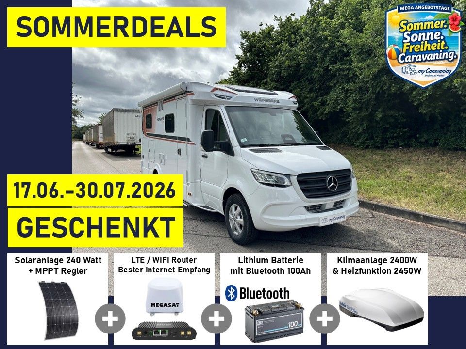 WEINSBERG CaraCompact 640 MEG MB Edition PEPPER MERCEDES