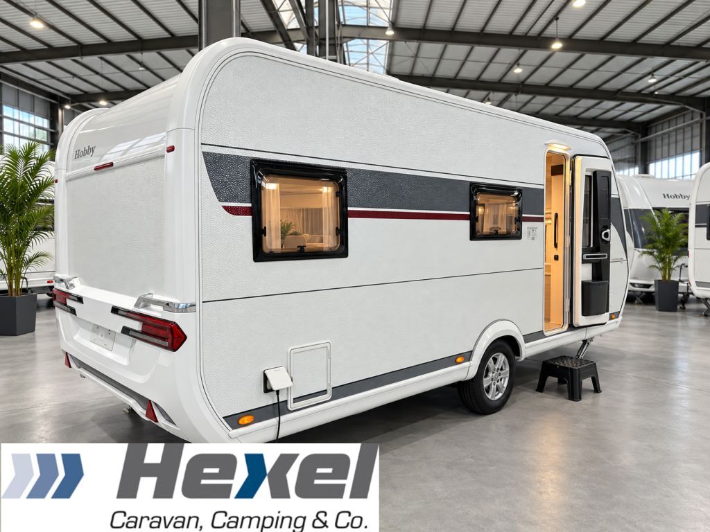 HOBBY De Luxe 545 KMF Modell 2027 Garage ausgestellt
