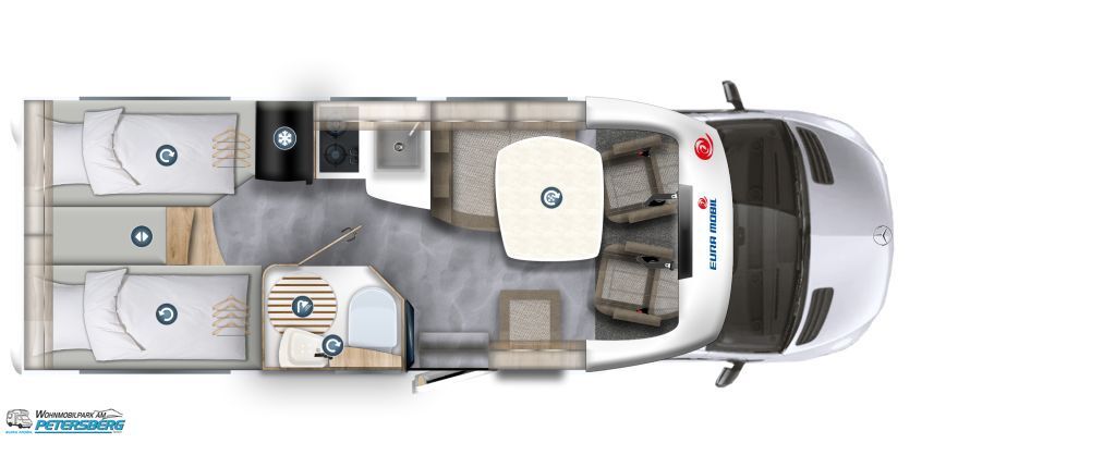 EURAMOBIL Profila T 696 EB 170 PS * Automatik * Mercedes