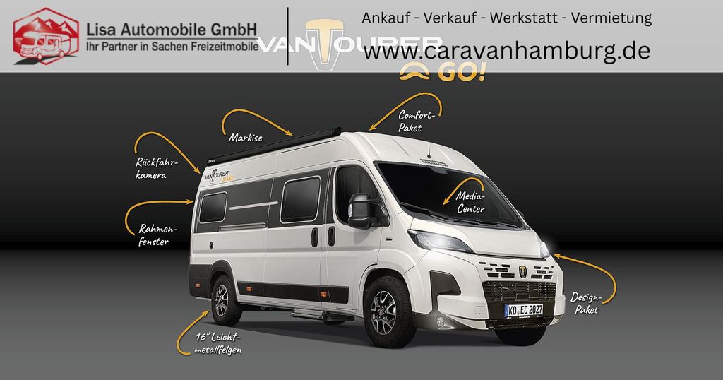 VANTOURER 630 L Sondermodell Go! 8-G Automatik 90L SOFORT