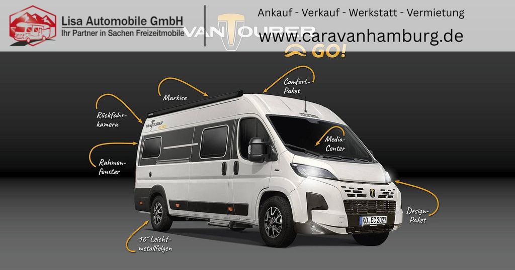 VANTOURER 630 L Sondermodell Go! 8-G Automatik 90L SOFORT